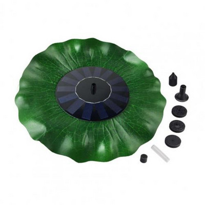 Saulės fontano siurblys Lotoso formos vandeniui atsparus saulės kolektorių vandens siurblys paukščių vonia tvenkiniui baseino sodo dekoravimui fontaine solaire