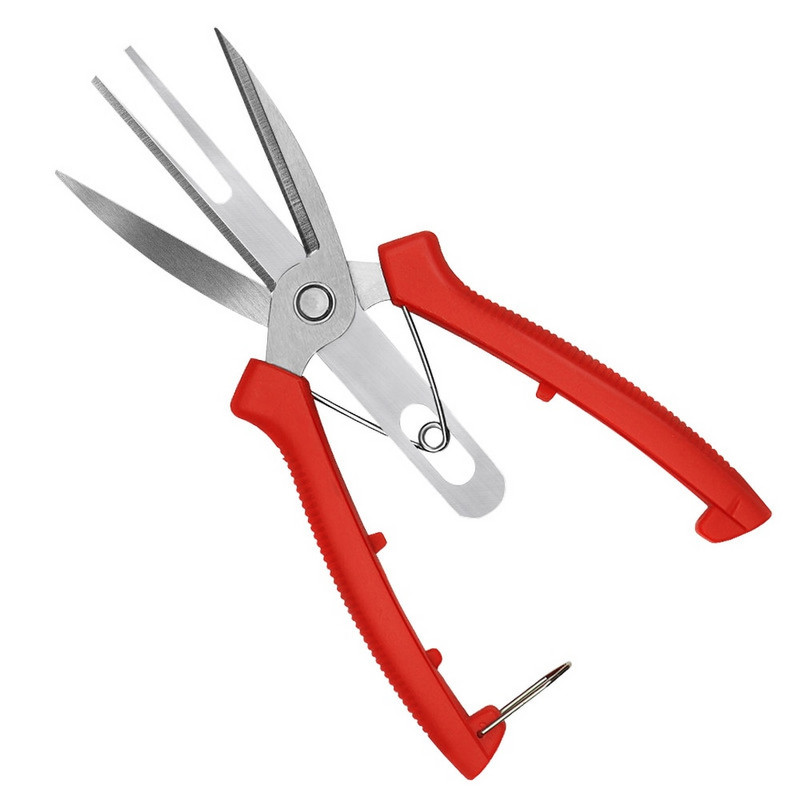 Uued majapidamises kasutatavad viljapuude käärid kahe suuga tsitrusviljade käärid roostevabast terasest sepistatud lõhestatud hargiga mitmeotstarbelised viljapuuaedade pügamistööriistad