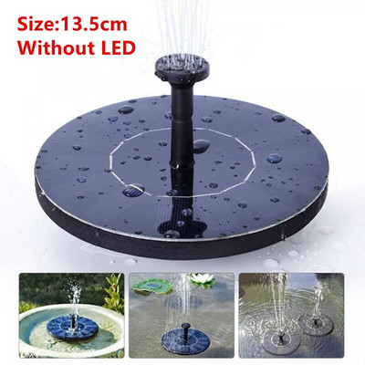 Saulės fontanas Energijos vandens fontanas Baseinas Tvenkinys Sodo apdaila Lauko Paukščių Vonios Kiemas Plaukiojantis Vandens Fontanas Siurblys Saulės Panelė