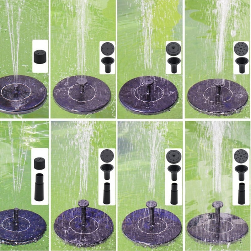 Saulės fontanas Energijos vandens fontanas Baseinas Tvenkinys Sodo apdaila Lauko Paukščių Vonios Kiemas Plaukiojantis Vandens Fontanas Siurblys Saulės Panelė