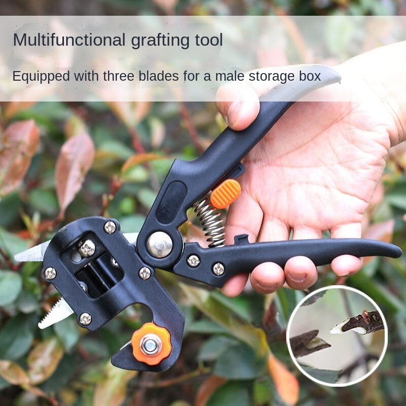 Skiepijimo žirklės Sodas Daugiafunkcinė skiepijimo mašina Sodinukai Vaismedžių skiepijimo įrankis Genėjimas Skiepijimo pumpurų skiepijimo peilis