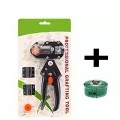 Nožnice na štepenie, nožnice na očkovanie ovocných stromov, multifunkčný rezač púčikov, 3-čepeľové záhradné náradie s vrúbľovacou páskou