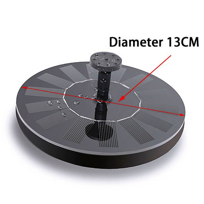 7V saulės fontano laistymo rinkinys galia saulės siurblys baseino tvenkinys panardinamas krioklys plūduriuojantis saulės kolektorių vandens fontanas sodui