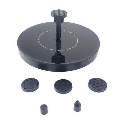 Solárna fontána, záhradná fontánová pumpa, súprava na vodné prvky, solárne ponorné fontány, letné záhradné príslušenstvo