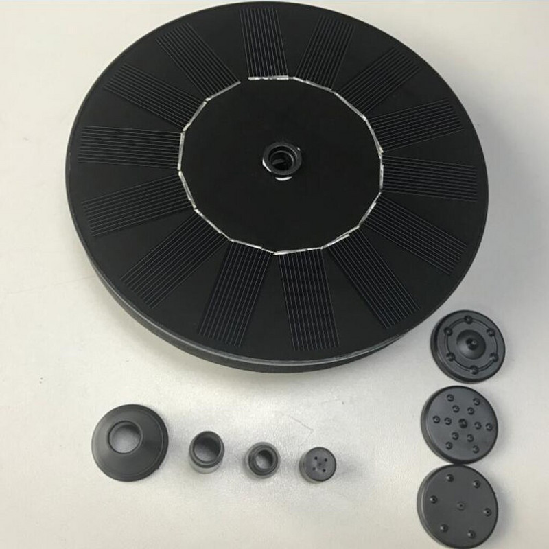 Solárna fontána, záhradná fontánová pumpa, súprava na vodné prvky, solárne ponorné fontány, letné záhradné príslušenstvo