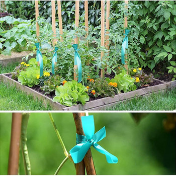 Επαναχρησιμοποιήσιμη ταινία Stretch Tie Ταινία πολλαπλών χρήσεων Ανθεκτική ζώνη στερέωσης φυτών λουλουδιών για θερμοκήπιο στην αυλή του κήπου