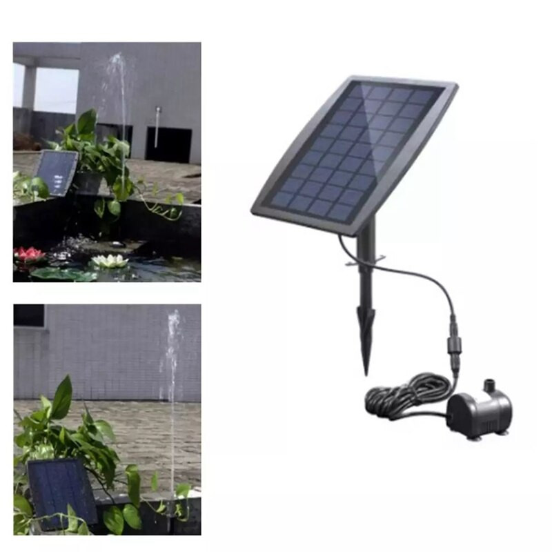 Vonkajšie solárne čerpadlo na fontánu pre vtáčí kúpeľ, záhradný bazén, jazierko, akvárium, plávajúca fontána, dekorácia krajiny