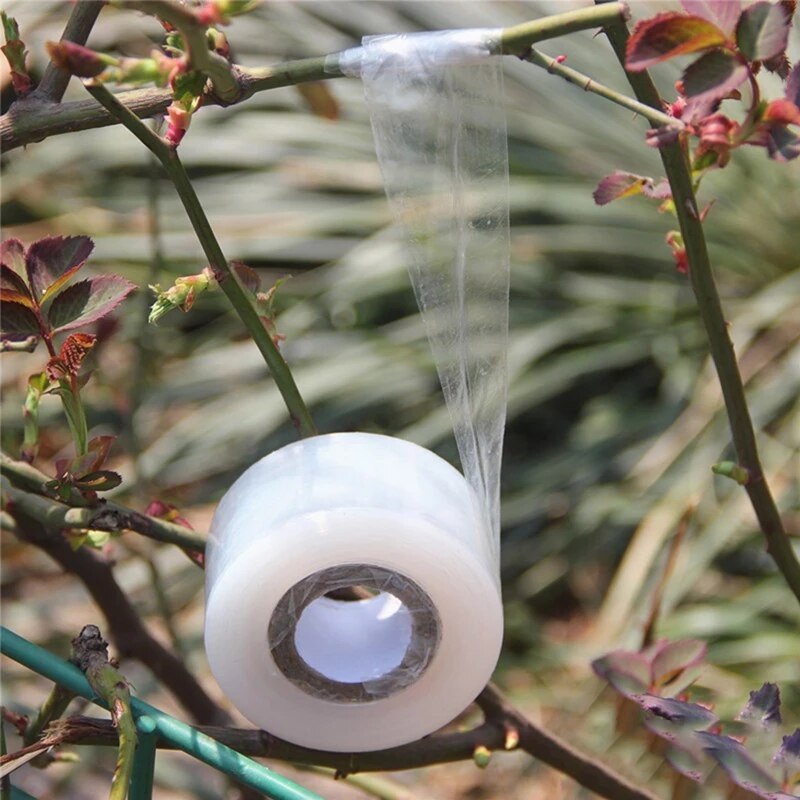 Ekologiška Pe skiepijimo juosta 120cm X 3cm Lipni tempiama skiepijimo juosta Sodas Medžiai Augalai Daigai Skiepijimo reikmenys