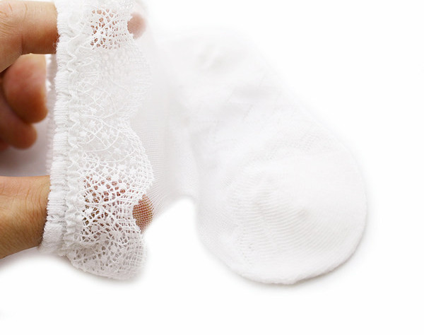 Čipkované ponožky pre dievčatá, niekoľko kusov v sade