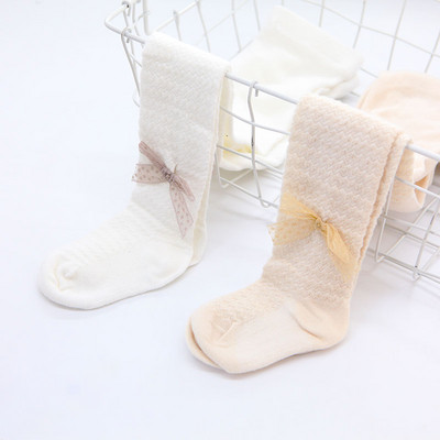 Módne pančuchy pre dievčatá so stuhou