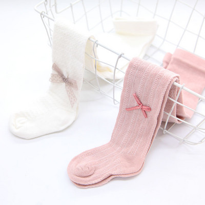 Módne pančuchy pre dievčatá so stuhou