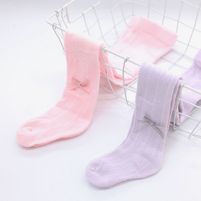 Módne pančuchy pre dievčatá so stuhou