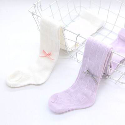 Módne pančuchy pre dievčatá so stuhou