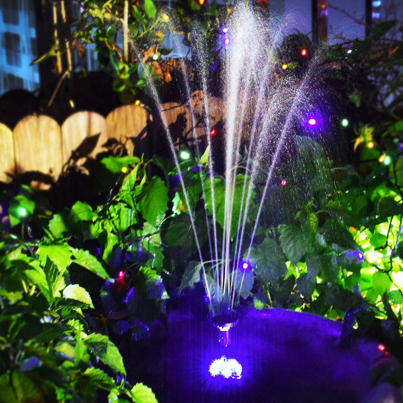 Saulės fontanas 10 W saulės energija varomas vandens siurblys Saulės skydo vandens siurblys sodo baseino tvenkinio akvariumo fontanas su 12