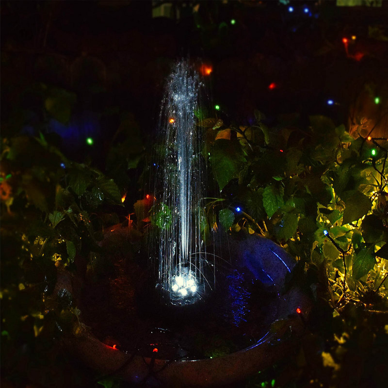 Saulės fontanas 10 W saulės energija varomas vandens siurblys Saulės skydo vandens siurblys sodo baseino tvenkinio akvariumo fontanas su 12