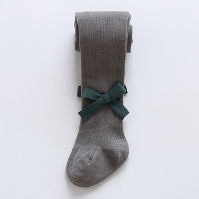 Detské pančuchy s 3D stuhou pre dievčatá