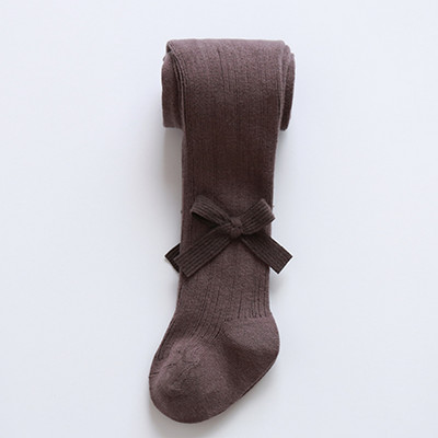 Detské pančuchy s 3D stuhou pre dievčatá