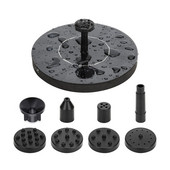 Solárna plávajúca fontána do záhrady, fontána do bazéna, jazierka, dekorácia, fontána do vtáčieho kúpeľa, voľne stojace vodné čerpadlo, záhrada D