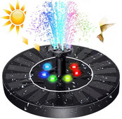 Mini saulės vandens fontanas Baseinas Tvenkinys Krioklys Fontanas Sodo apdaila Lauko paukščių vonia Saulės energija varomas fontanas Plaukiojantis vanduo