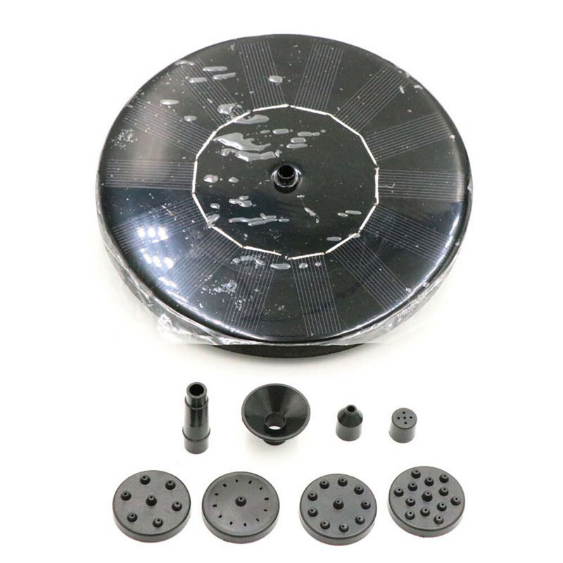 Mini solárna fontána bazén vodopád fontána záhradný bazén dekorácia vonkajší vtáčí kúpeľ solárna fontána plávajúca voda