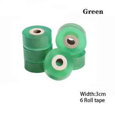 6 ritinėlių skiepijimo juosta sodo vaismedžiams Ištempiama floristinė plėvelė, skirta įvairaus elastingumo, augalų taisymo pumpuravimo juosta