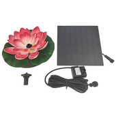 Plaukiojantis saulės energijos lotoso lotoso fontanas Lotoso gėlių fontanas fontanas vandens siurblys Kiemo kraštovaizdžio spalvos Sodo fontano tvenkinys