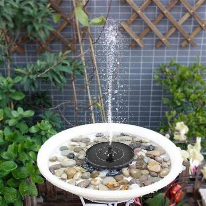 LED fényes napelemes szökőkút Madárfürdő szabadtéri tó vízesés napelemes szökőkút medence szökőkút Spary szökőkút kert dekoráció