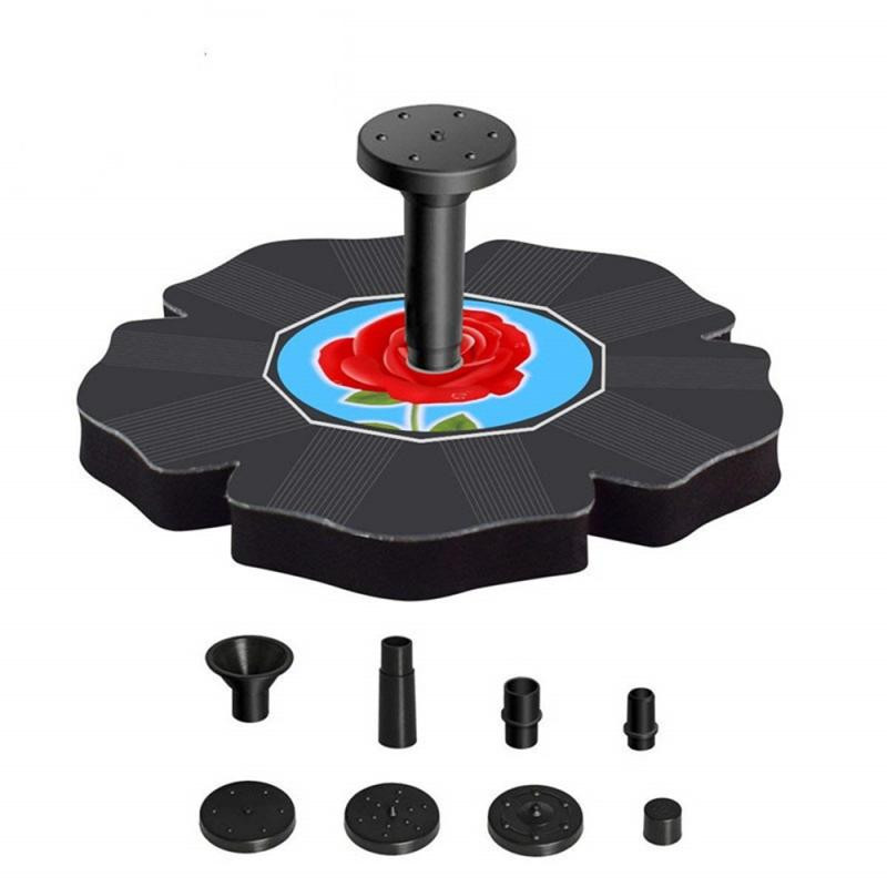 2020 m. NAUJAS saulės energija varomas plūduriuojantis paukščių vonios vandens fontano siurblys Sodo paukščių vonios fontanas vandens plūduriuojantis tvenkinys sodo dektoriui