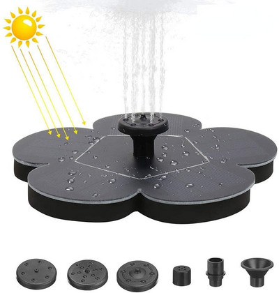 AISITIN Vonkajšia solárna fontána Záhradná vtáčia miska Vodná fontána Plávajúca fontána Záhradná dekorácia vonkajšia