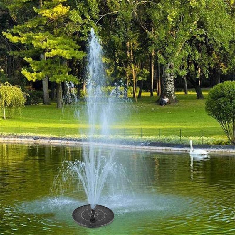 Mini lauko baseino paukščių vonia saulės energija varomas fontanas Plaukiojantis vandens fontanas saulės fontanas vandens baseinas krioklys sodo dekoravimas