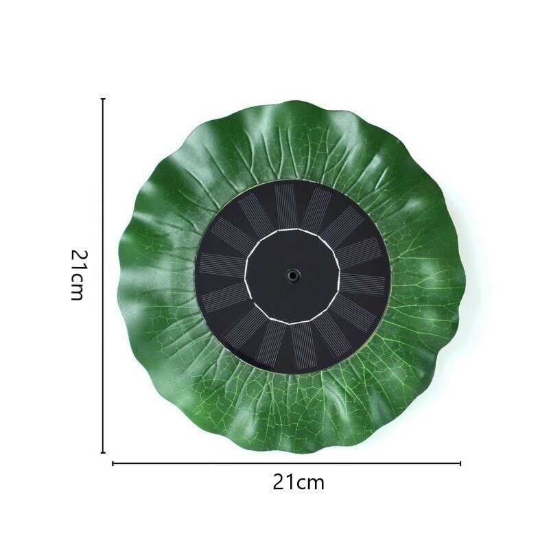 Solárna fontána vodné čerpadlo plávajúca simulácia lotosového listu záhradný bazén krajina jazierko dekoratívna fontána vonkajšia mini vodné čerpadlo