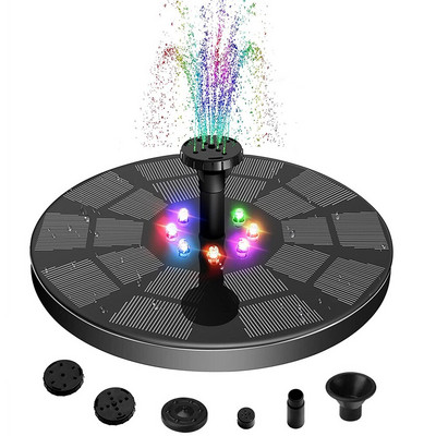 LED lauko saulės fontanas plūduriuojanti lempa sodo paukščių maudynių tvenkinio siurblys plūduriuojanti šviesa saulės kolektorių maitinamas dekoro baseinas žuvų bakas