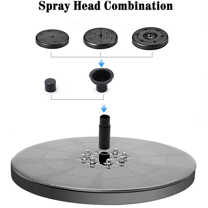 LED lauko saulės fontanas plūduriuojanti lempa sodo paukščių maudynių tvenkinio siurblys plūduriuojanti šviesa saulės kolektorių maitinamas dekoro baseinas žuvų bakas