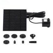 1,5 W saulės paukščių vonios fontano siurblys Saulės energija varomas vandens fontano siurblys, skirtas sodo tvenkiniams baseino rezervuarui lauke ir akvariume