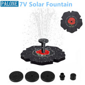AISITIN 7V saulės energijos fontanas vandens cirkuliacija saulės energija varomas vandens fontanas Sodo terasos tvenkinys baseinas Papuoškite paukščių vonią sodui
