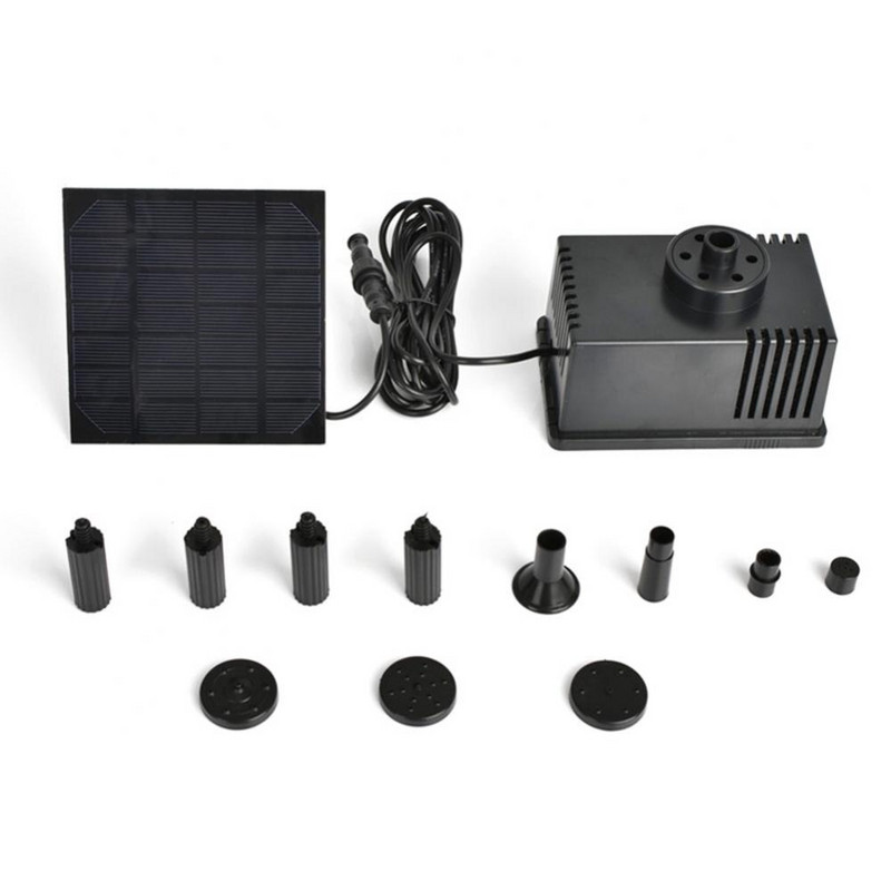 Mini saulės vandens fontanas baseinas tvenkinys krioklys fontanas sodas panardinamas vandens siurblys AS180-0715B fuente de agua