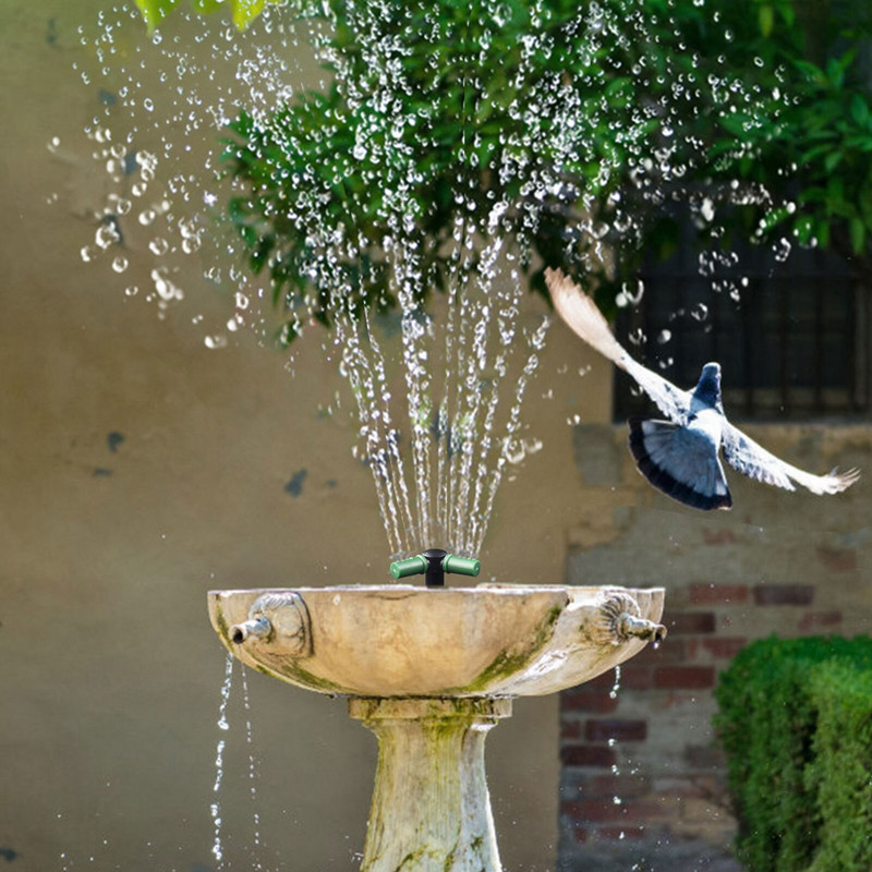 Saulės energijos paukščių vonios fontanas Sodo paukščių vonios siurblys Lauko vandens fontanai paukščių vonioms Tvenkiniai baseinai Vandens lygis