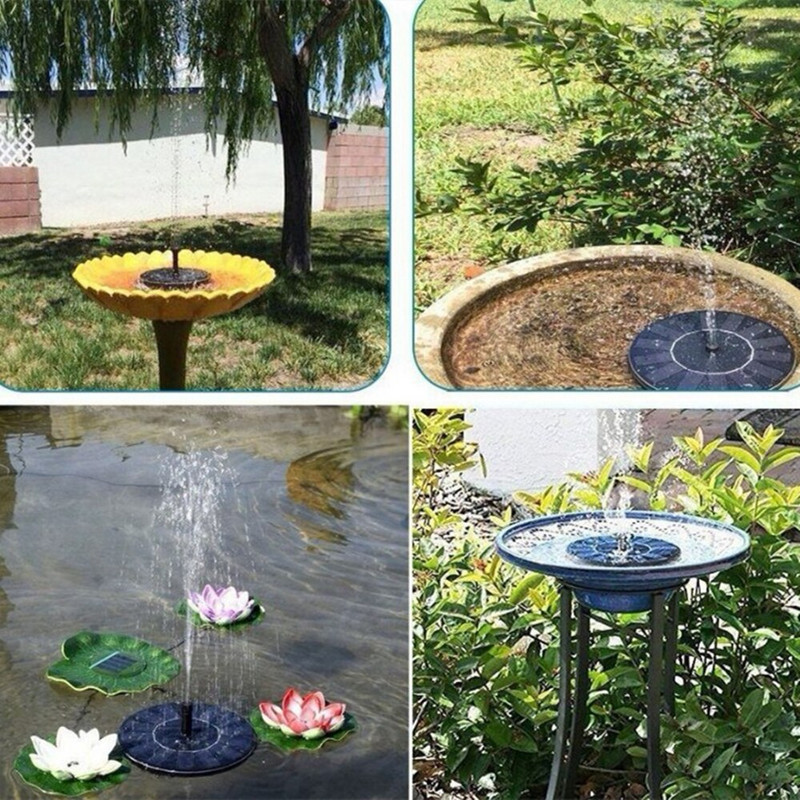 Mini saulės vandens fontanas baseinas tvenkinys krioklys paukščių vonia saulės baterijos maitinamas fontanas vandens siurblys plūduriuojantis sodo dekoravimas