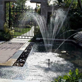 Solar Fountain Pump Kit 2,5W Solar Powered Water Pump Fountain Water DIY Χαρακτηριστικό νερού Εξωτερικό σιντριβάνι για τον κήπο του σπιτιού