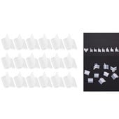 200 ks kalibračných klipov na štepenie rastlín, klipov na podporu rastlín, klipov na paradajky, záhradných mriežkových klipov na fazuľu.