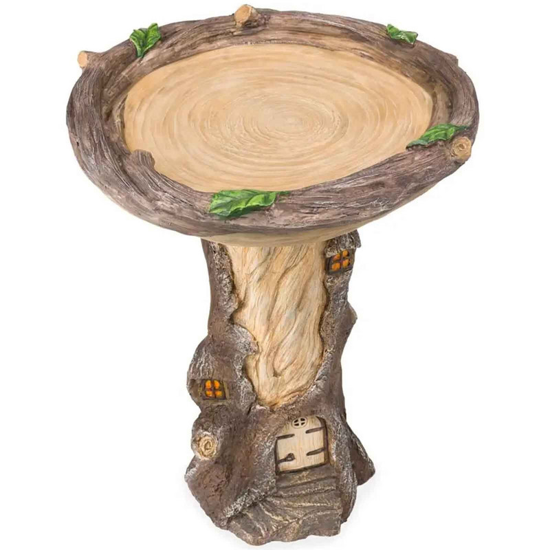 Vaigupuu linnuvann Polüresiinist antiikne aialinnuvann koduaia õue aiakaunistuseks Välisaia aiakujundus