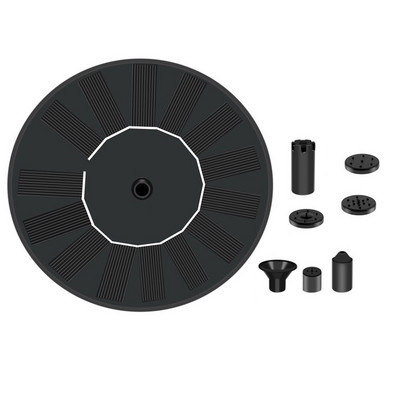 Sodo lauko terasos dekoras Saulės energija vandens fontanas siurblys-saulės energijos sodo fontanas siurblys-paukščių vonios fontanas Vandens plūduriuojantis tvenkinys