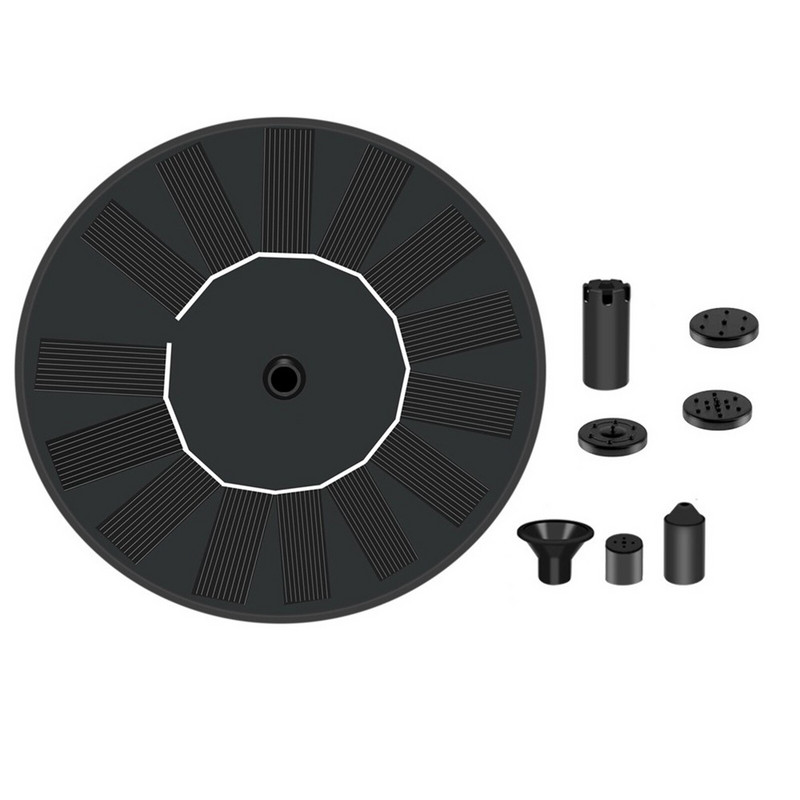 Sodo lauko terasos dekoras Saulės energija vandens fontanas siurblys-saulės energijos sodo fontanas siurblys-paukščių vonios fontanas Vandens plūduriuojantis tvenkinys