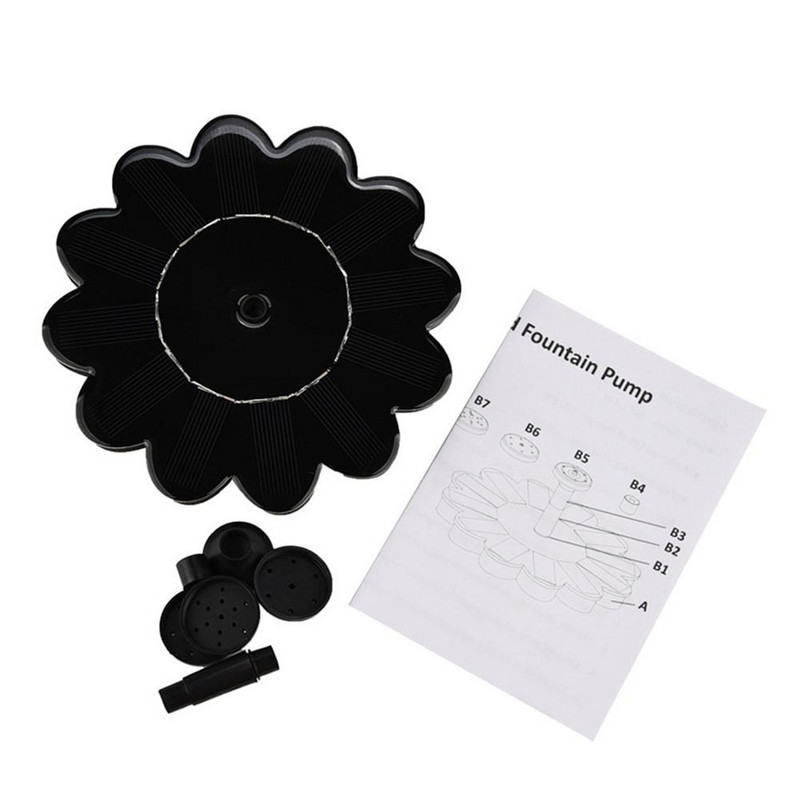 Vonkajšie solárne fontánové čerpadlo do bazéna, záhrada, vtáčia vanička, plávajúca vodná fontána, solárna energia, mini čerpadlo, záhradná dekorácia, vodná fontána