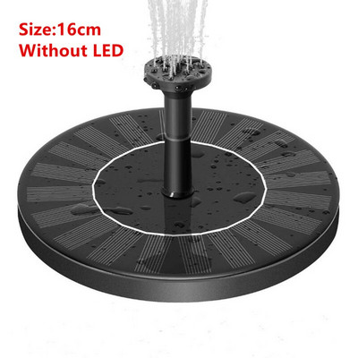 7V mini saulės energija varomas fontano rinkinys Baseinas Tvenkinys Saulės Panelė Plaukiojantis vandens siurblys Fontanas Terasa Sodo apdaila Paukščių vonios fontanas