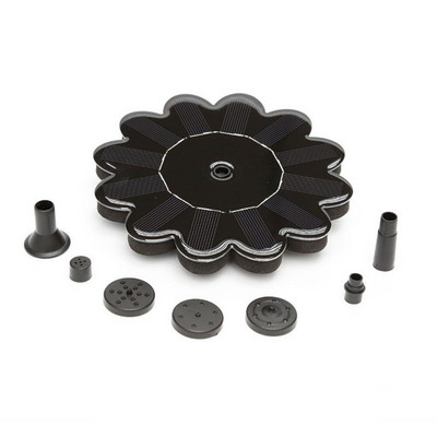 Solárne čerpadlo, fontána, záhrada, vonkajšia krajina, rybník, plávajúci bazén, vtáčia vanička, záhradná dekorácia 160 l/h DC 4,5 – 10 V