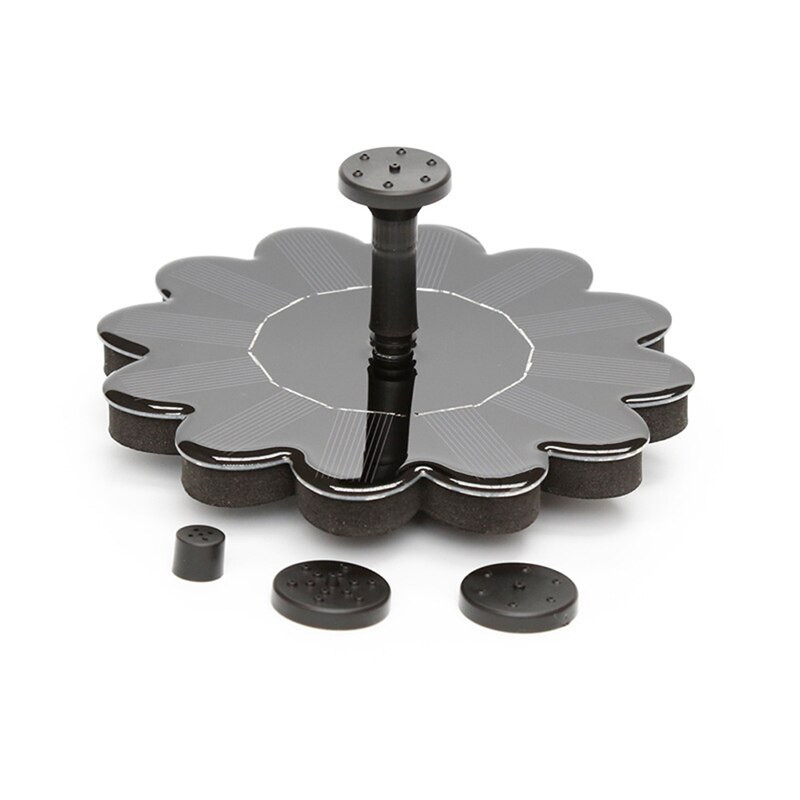 Solárne čerpadlo, fontána, záhrada, vonkajšia krajina, rybník, plávajúci bazén, vtáčia vanička, záhradná dekorácia 160 l/h DC 4,5 – 10 V