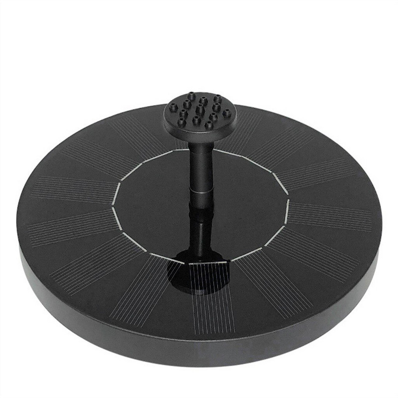 Solárna fontána s čerpadlom 1,4 W, voľne stojaca, napájaná vodou, plávajúca solárna fontána na vtáčí kúpeľ, záhradná terasa, vonkajšia dekorácia, dropshipping