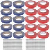 Záhradné pásky, viazacie pásky na rastlinné stoličky, lezenie, zelené strečové pásky, upevňovacie popruhy na konáre, popruhy na mriežky, pásky na vinič, záhradkárska rolka