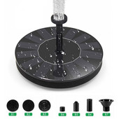 Plaukiojantis saulės vandens fontanas Baseinas Tvenkinys Namų sodo apdaila Lauko paukščių vonia Saulės energija varomas fontanas Vandens siurblys Dropshipping